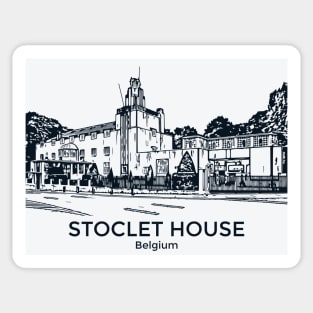 Stoclet House - Belgium Sticker